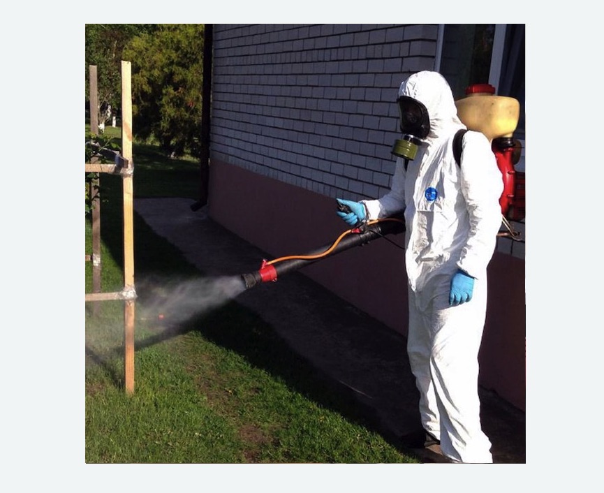 травля клещей на участке в Новопавловске